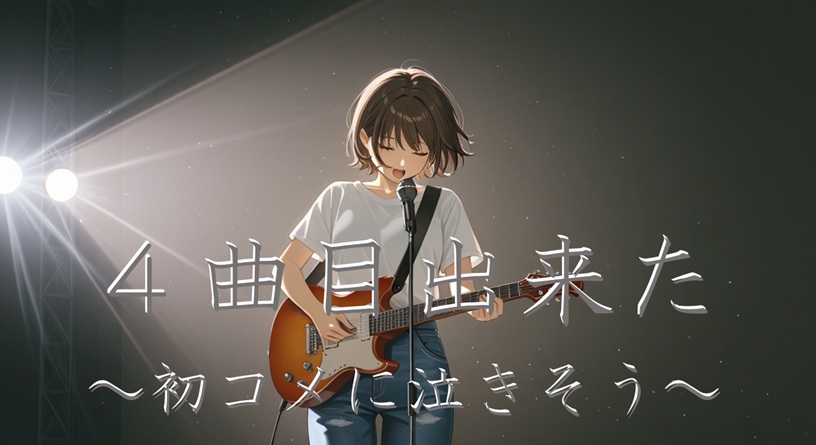 ４曲目が出来ました。